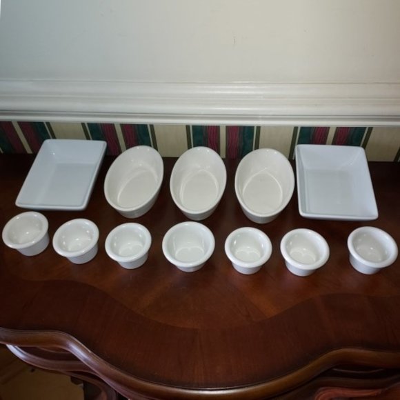 Onieda & ITI Baking Dishes Carisle & Prolon Melamine Condiment Containers - Picture 2 of 7